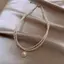PNPIA- Thanh Lịch Sang Trọng Hai Lớp Ngọc Trai Cổ Mặt Dây Chuyền Nelace Trang Sức Nữ Choker Xương Đòn Trang Sức Ngắn