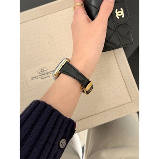 Dây đeo da thật bằng đồng kim cương Thích hợp cho đồng hồ thông minh S11 10 9 8 ULTRA 7 6 5 4 SE 3 2 1 Kích thước 38mm40mm41mm42mm44mm45mm46mm49mm