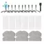 Bộ lọc Bàn chải lau nhà Miếng đệm cho ROPVACNIC S1 A1 cho Tipdiy G90 cho VIPSUN Z1 cho Betboyles V75S Chân không đính kèm