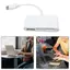 Btsg Đầu đọc thẻ USB C Đầu đọc thẻ nhớ TF Đầu nối chuyển đổi Đọc đồng thời cho máy tính xách tay Phụ kiện máy tính
