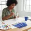 {BUDDI} Bộ cọ vẽ tranh dành cho nghệ sĩ 50 chiếc Bàn chải tóc Nylon cho Acrylic Màu nước Gouache DIY Dự án nghệ thuật thủ công {buddingenergy}