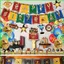 YB2 Harry Potter chủ đề tiệc sinh nhật biểu ngữ bong bóng xoáy trang trí Đồ dùng sắp xếp bánh