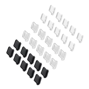 MOON 30 Chiếc Silicon Mềm Loại C Sạc Cổng Bảo Vệ Cho Hầu Hết Các Thiết Bị USB C Bao Gồm Điện Thoại Thông Minh Và Máy Tính Bảng