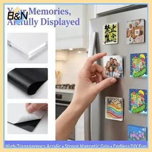 B & N Handmade Tủ Lạnh Từ Tính Stier DIY Craft Kit Sáng Tạo Tủ Lạnh Chất Liệu Nam Châm Paage Cho Trường Học Tại Nhà.
