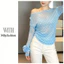 Milyfashion Xanh Chấm Bi Áo Thun Dài Tay Mỏng Chống Nắng Mùa Hè Phong Cách Mới Ngắn Hàng Đầu BÉ TEE Kỳ Nghỉ 0IY8