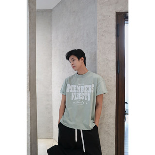 Áo Thun  "Only Members" Áo Thun Boxy Form Rộng Unisex 250Gsm Cotton