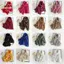 Khăn choàng Turban CATMALLER88, Khăn trùm đầu thoáng khí cỡ lớn, Khăn trùm đầu màu trơn nhăn nheo
