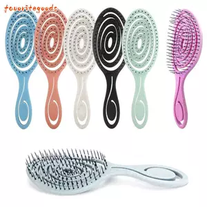FAVORITEGOODS Lược Massage Làm Tóc Chân Mềm Chống Tĩnh Điện Làm Đẹp Lược Chải Tóc
