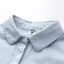 Áo Sơ Mi Nữ Vải Lanh Cotton Màu Trơn Nữ Cổ Áo Trơn Sinh Viên Nhật Bản Áo Sơ Mi Hàng Đầu