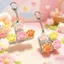 Siêu Dễ Thương Siêu Dễ Thương Mèo Xước 4 Nút Giải Nén Đồ Chơi Nút Giải Nén Tiện Dụng Dụng Cụ Móc Khóa Mặt Dây Chuyền