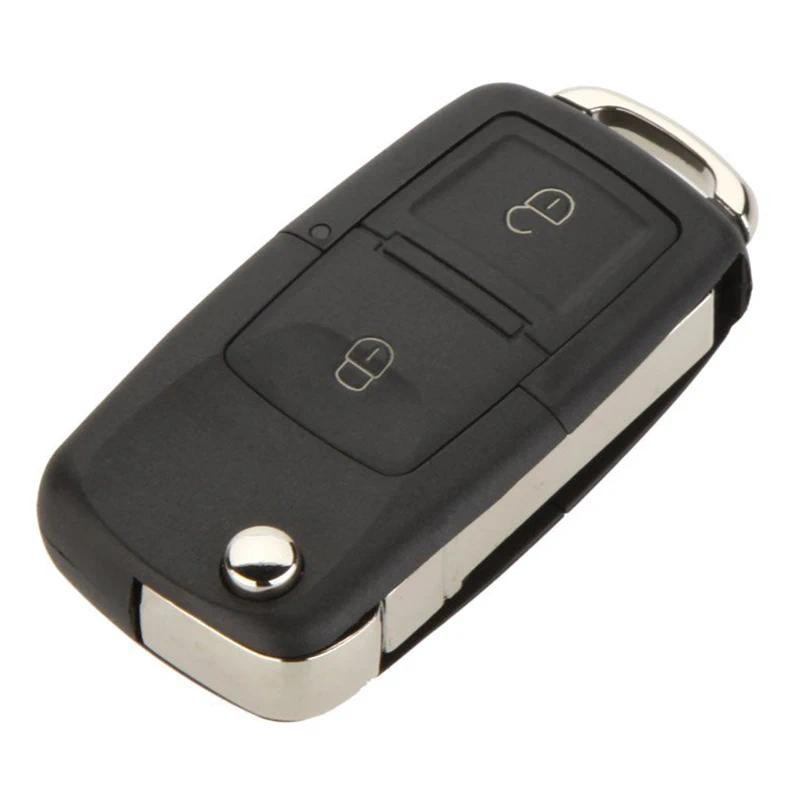 Thay thế 2 nút Keyless Entry Remote Flip Folding Car Key Fob Shell Case ...