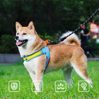 Dây nịt chó Dây xích chó có thể điều chỉnh hình chữ Y có dây phản quang Dây nịt chó không đầy đủ cho chó nhỏ và vừa
