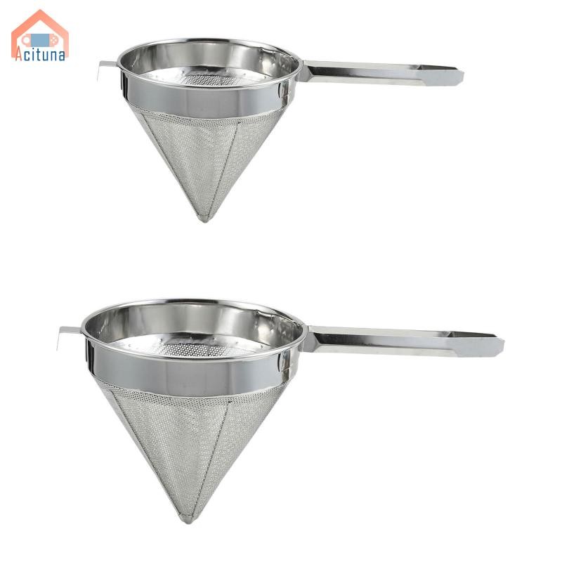 Bộ lọc nón bằng thép không gỉ Trung Quốc để nấu ăn và trà có tay cầm mở rộng