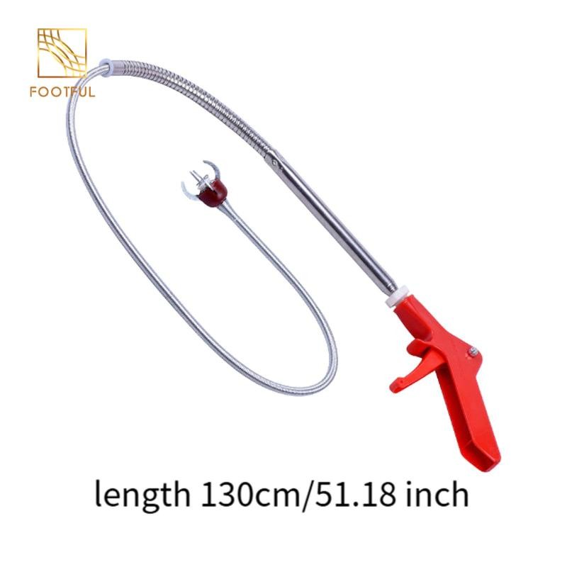 Toilette Snake Clog Remover Ốc sên vệ sinh Grabber -Công cụ tưởng niệm Công nhân Tiết kiệm ốc sên vệ sinh tắc nghẽn -Bearer -tool cho
