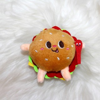 Ngộ nghĩnh Hamburger Sang Trọng Búp Bê Móc Khóa Khoai Tây Chiên Pháp Phô Mai Dễ Thương Túi Mặt Dây Chuyền Quà Tặng Chìa Khóa Xe Trang Trí