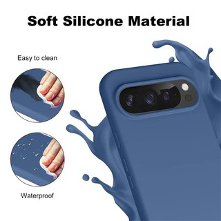 Ốp Điện Thoại Cho Google Pixel 7a 7 8a 8 Pro Silicon Mềm Ốp lưng Cho Google Pixel 10 9a 9 Pro XL Vỏ Chống TPU Lỏng Siêu Mỏng