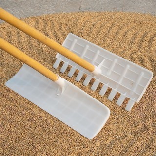 Sun Rake Đẩy Hạt Cào Cạp Cào Tuyết Xẻng Cỏ Lá Cạp Cạp Rơm Nông Nghiệp Cào Gỗ Cào