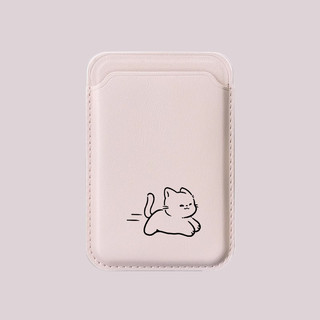 Hộp đựng thẻ cặp đôi họa tiết mèo và cá cho iPhone 17promax 17pro 16pro16prmax 15pro 15promax 14 14promax 14pro