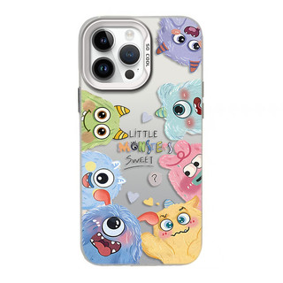 Ốp Lưng iPhone Quái Vật Dễ Thương Công Nghệ IMD Chống Trầy | Tương Thích iPhone 16/15/14/13/12/11 Pro Max/XR/XS Max