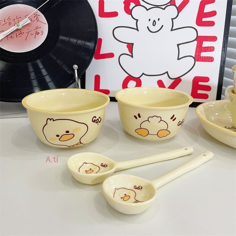 SET CHÉN + THÌA QUÀ TẶNG  bao hợp lý, làm bộ ăn  bao sang chảnh  🥰