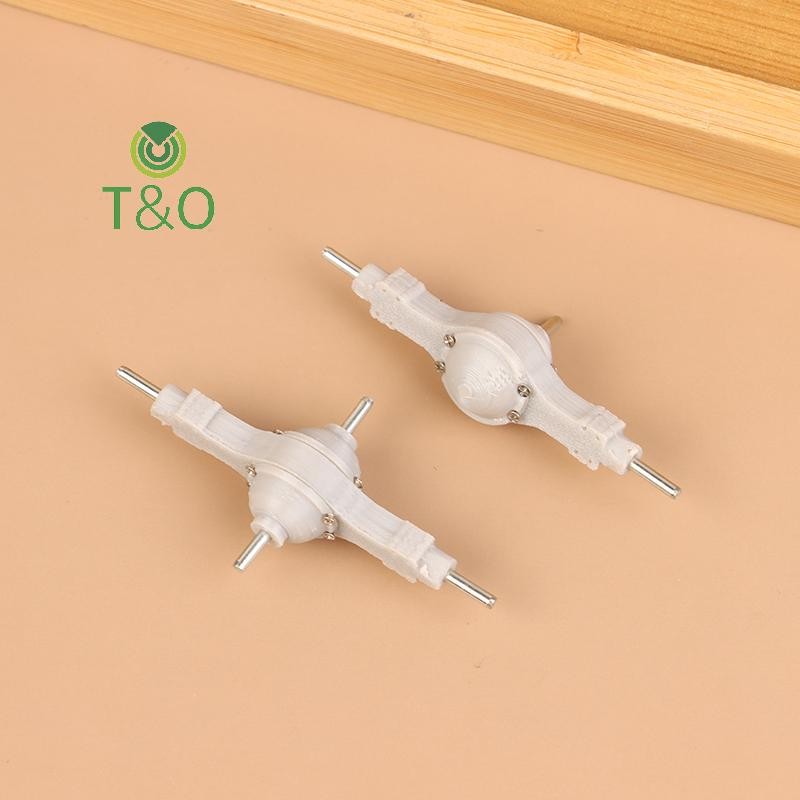 [T & O-t] 1 / 2 / 3 Cái 1 / 32 RC Xe Phía Trước Giữa Phía Sau Cầu Sửa Đổi Phần Trục DIY Phần Phụ Kiện Bánh Răng Kim Loại [Mới]