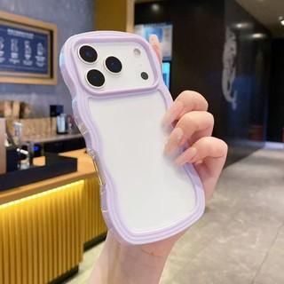 Ốp Điện Thoại Sóng Màu Trong Suốt Acrylic Cứng Ốp lưng Cho iPhone 17 16 15 14 13 12 11 Pro Max 17Air 16E 14 / 15Plus