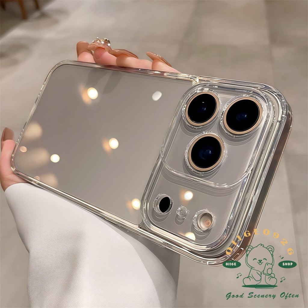 【 Ốp lưng iPhone17 】 Vỏ kính chống rơi Vỏ điện thoại iphone17 Pro Max 16 15 14 13 12 Vỏ cho vỏ iPhone Vỏ mềm silicon TPU chống sốc
