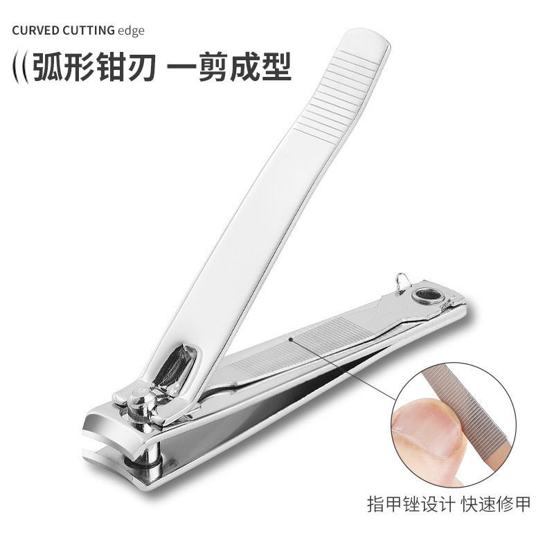 Phong Cách Mới Cắt Móng Tay Thép Kích Thước Lớn Đơn Di Động Dụng Cụ Làm Móng Tay Màu Gradient Miệng Phẳng Hộ Gia Đình Cắt Móng Tay Y4SX