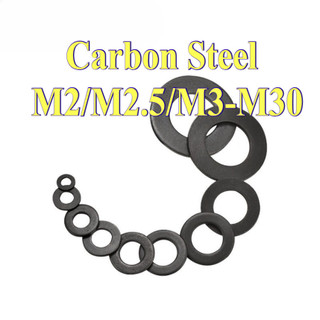 Vòng đệm, Long Đền phẳng   cho ốc lục giác lớp 8 (Đen) M2 / M2.5 / M3-M30 [LXY-CB-1]