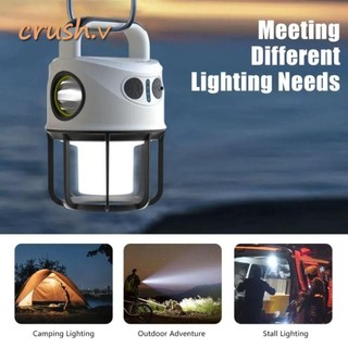 [CRUSH] Bóng đèn LED, Lều sạc chống nước IPX4 Đèn cắm trại, Đèn pin có độ sáng cao di động Đèn thị trường ban đêm mờ vô cấp Đi bộ đường dài