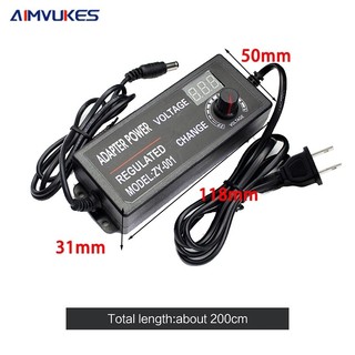 AIMVUKES Bộ Nguồn AC Sang DC Có Thể Điều Chỉnh 9-24 V Bộ Chuyển Đổi Điện Áp 220V Sang 12 V Thông Dụng，có led hiển thị