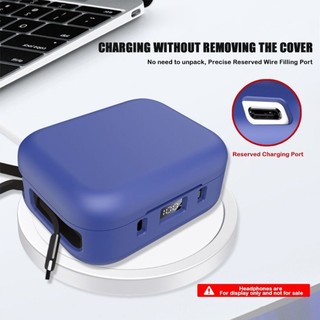 Vỏ bảo vệ MELEN, Vỏ tai nghe chống sốc bằng silicon, có móc Vỏ tai nghe chống rơi cho phụ kiện Soundcore P41i