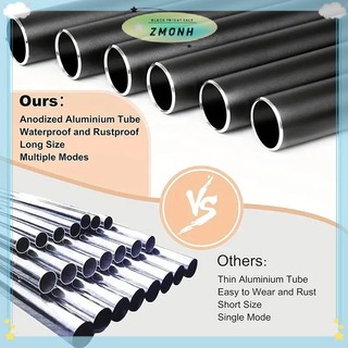 ZMONH Classic 26 Inch Ống Nhôm Chuông Gió Có Thẻ Gỗ Trang Trại Sân Vườn Ban Công Hành Lang Trang Trí