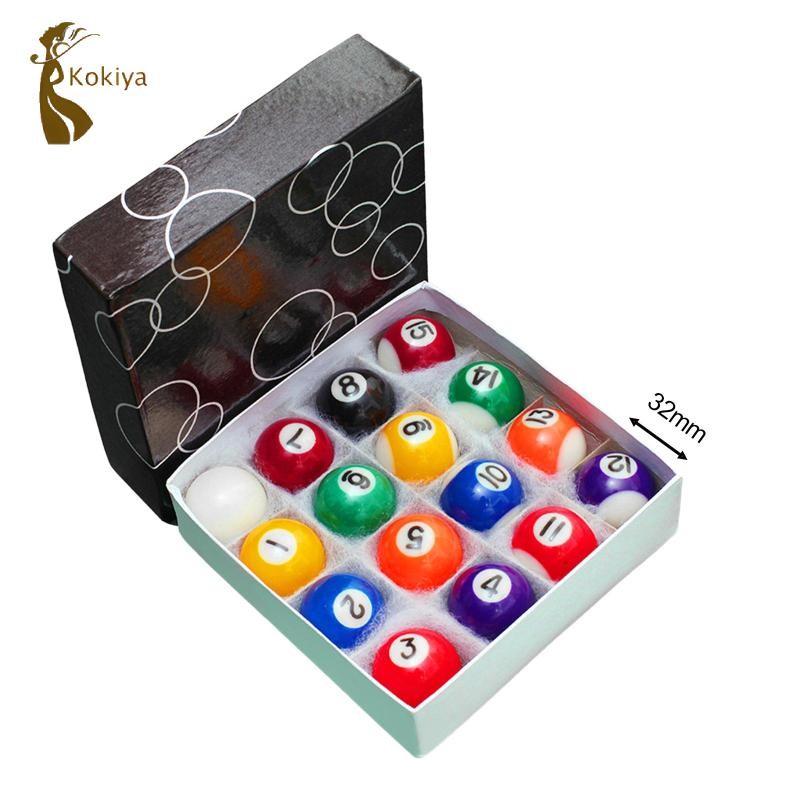 Bộ 16x Bóng Bi-a Mini Cho Phòng Chơi Game