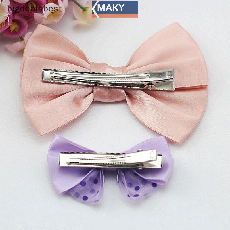 Onetimingcool 50 Chiếc Kim Loại Cá Sấu Kẹp Tóc Nơ Răng Barrette Cá Sấu Kẹp DIY Kẹp VN