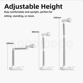 Giá đỡ điện thoại di động GOOJODOQ xoay 360° có thể gập lại chống sốc dễ dàng lắp đặt đa năng