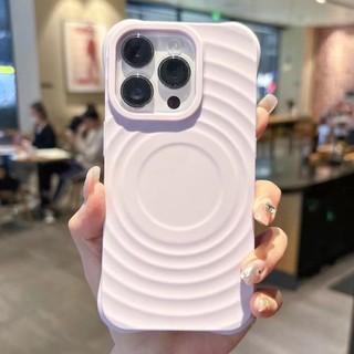 Ốp điện thoại họa tiết vòng màu trơn mới Thích hợp cho iPhone15ProMax đến 11 Vỏ bảo vệ chống sốc bốn góc Hàng hóa giao ngay