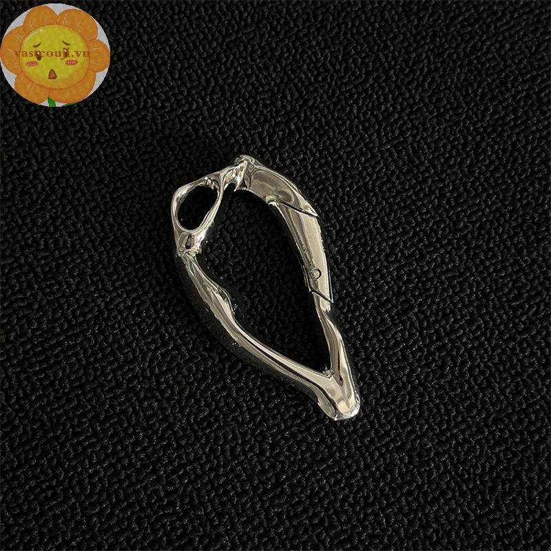 VASTJI Kim Loại Hình Đặc Biệt Carabiner Móc Khóa Đa Năng Leo Núi Xe Chìa Khóa Gothic Ba Lô Trang Trí Eo DIY Y2K VN