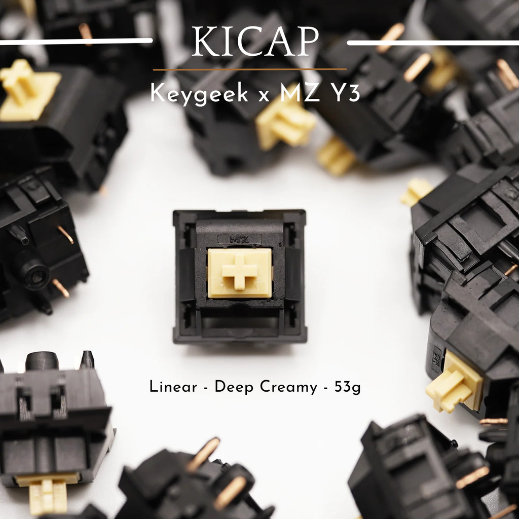 [Mua nhiều giá rẻ] Switch Keygeek x MZ Y3 - Linear, âm deep creamy | BigBuy360 - bigbuy360.vn