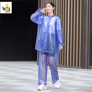 ( CHẤT DẺO - CÓ KHÓA )Áo mưa bộ chấm bi nhựa dẻo bền dai đẹp, không thấm nước Ánh Dương Có khoá