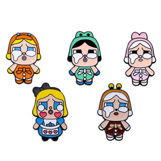 5 Cái / bộ Dễ Thương Crybaby Kim Loại Huy Hiệu Crybaby Hợp Kim Thổ Cẩm Phụ Kiện Trang Trí Pin