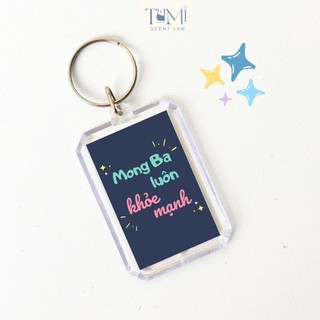 Quà Tặng 20/10, Móc Khoá Thông Điệp Thay Lời Tặng Bố Mẹ, Móc Khoá Gia Đình, Gửi Lời Yêu Thương Cha Mẹ, Tặng Mẹ Dị