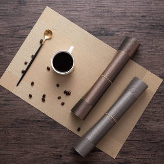 Placemats Thực Phẩm Phương Tây Cách Nhiệt Chống bỏng Đế Lót Ly Bát Thảm Khách Sạn Châu Âu Chống Trơn Trượt Bàn Thảm PVC Hai Mặt TRONG