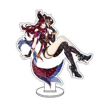 Genshin lmpact Anime Figure Acrylic Stand Lauma Flins Aino Ineffa Model Plate 1pc Desk Decor Standing Sign Game
