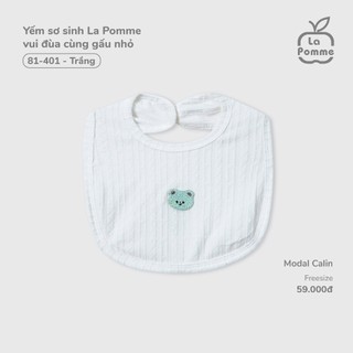 La pomme AW2025 BST La Pomme vui đùa cùng gấu nhỏ -  Trắng T10.4