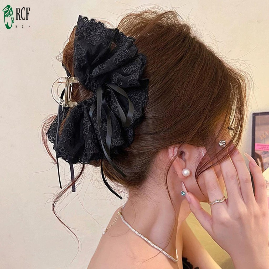 Kẹp tóc nơ đa năng cho phụ nữ, phù hợp với nhiều loại mái tóc