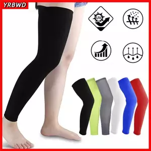 Tay áo bắp chân đầu gối YRBWD, chống nắng dài tay nén chống tia cực tím, làm mát chất lượng cao Độ đàn hồi cao Bóng rổ thoáng khí Tất đi xe đạp bóng rổ dành cho nam nữ