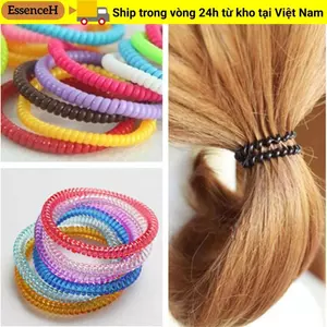 ESSENCEH 20 Chiếc Giá Đỡ Đuôi Ngựa Phụ Kiện Dây Điện Thoại Bé Gái Siêu Mỏng