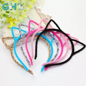 GHX Coloful Mũ Tai Mèo Dây Buộc Tóc Cho Bé Gái Nữ Trẻ Em Phụ Kiện Tóc2016 Coloful Mũ Tai Mèo Tóc VN