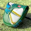 Golf Putter Cover Câu Lạc Bộ Vỏ Bảo Vệ Chuột Hình Bán Nguyệt Trung Bình Putter Nắp Đa Năng Đóng Từ Tính Mạnh